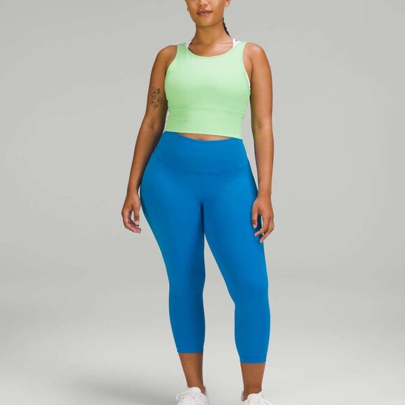 lululemon athletica Pants - Lululemon Wunder Under Train High-Rise Crop 23" Legging 2 Poolside Blue